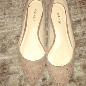 Nine West ballet flats tan